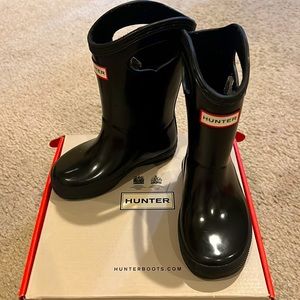 HUNTER Kids Rain boot Sz 6 (toddler) black